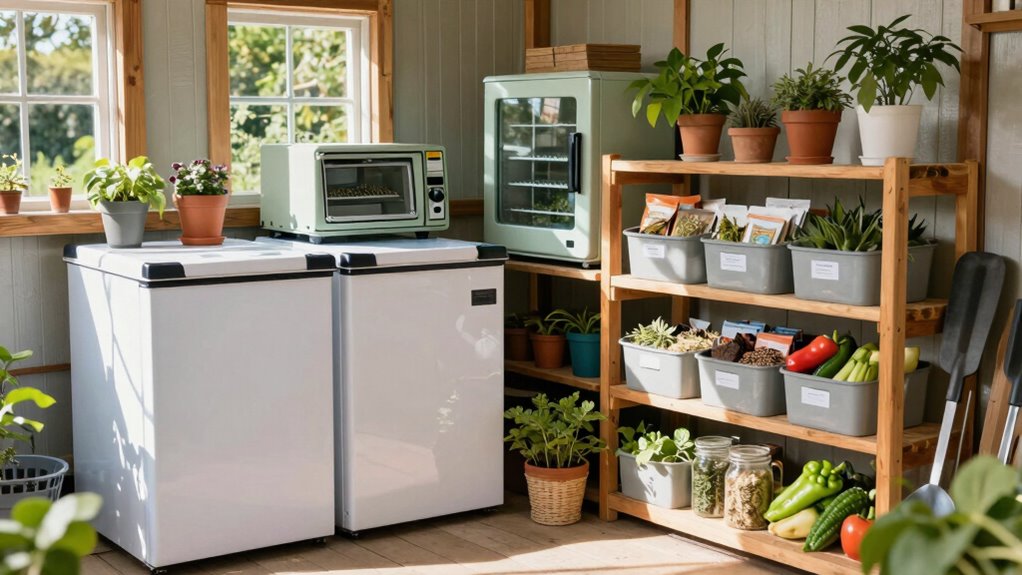 efficient sustainable garden storage