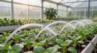 enhanced greenhouse watering systems