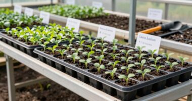 enhanced seed starting setup