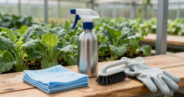 essential greenhouse sanitation tools