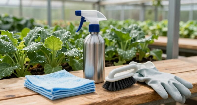 essential greenhouse sanitation tools