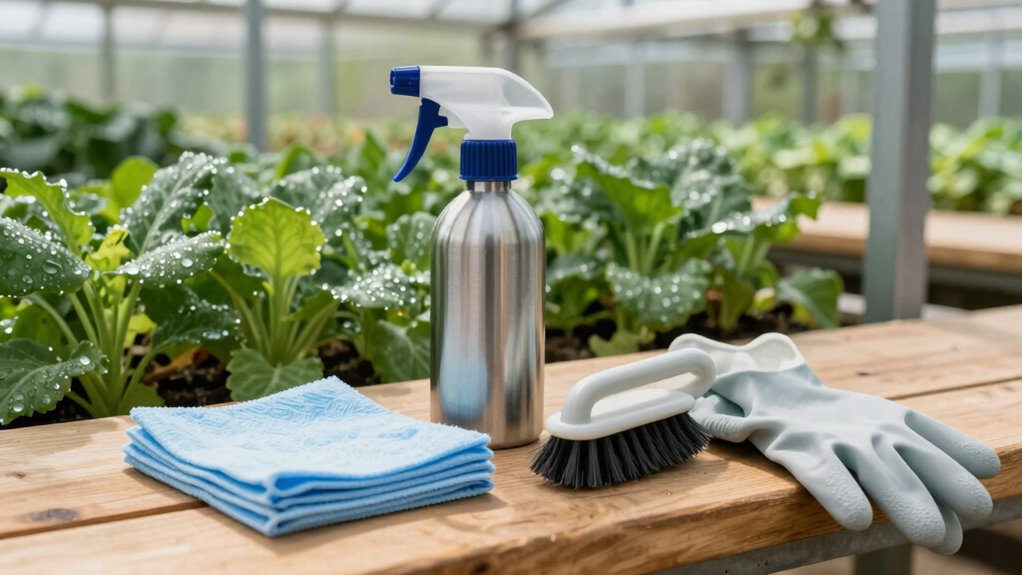 essential greenhouse sanitation tools