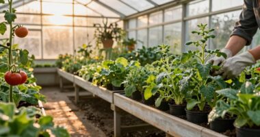 evening greenhouse inspection routine