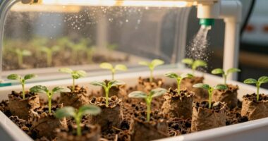 features supporting young plants