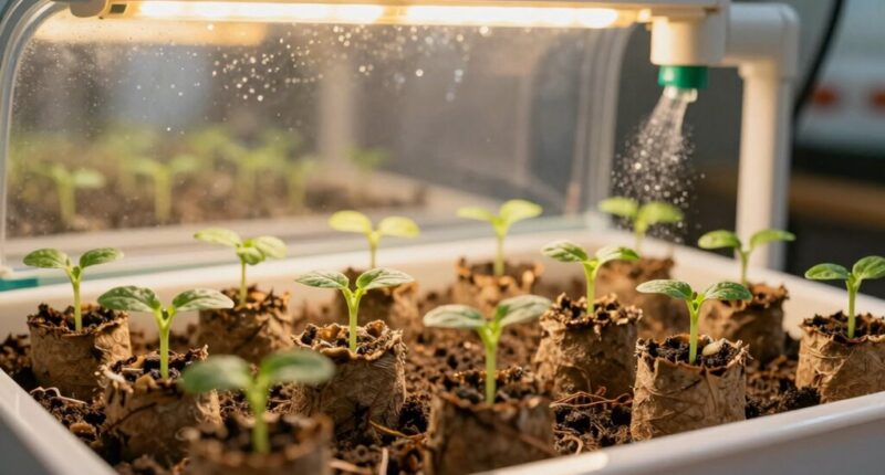 features supporting young plants