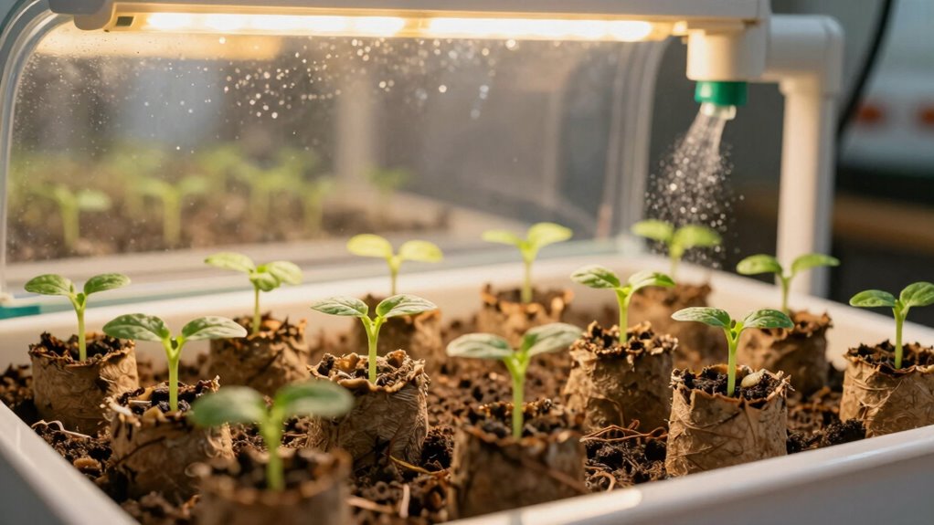 features supporting young plants