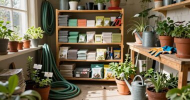 gardening tools storage limits