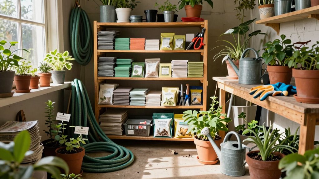 gardening tools storage limits