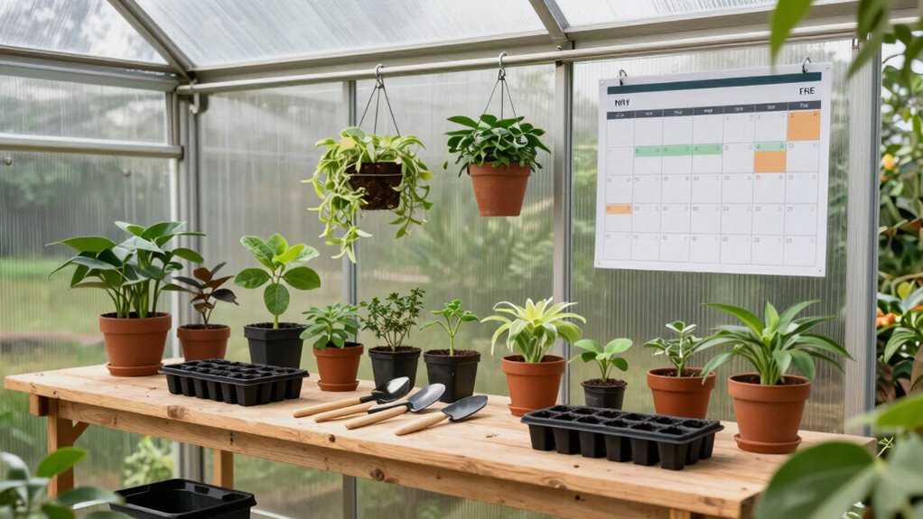 greenhouse care and maintenance