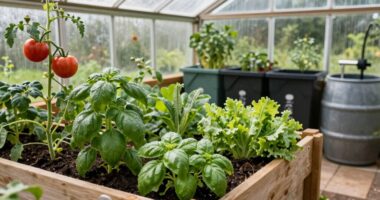 greenhouse enables sustainable cooking