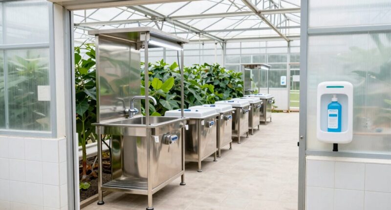 greenhouse sanitation upgrades first