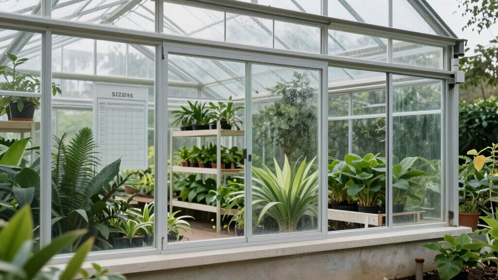 greenhouse size considerations