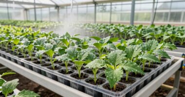 healthy clean plant starts
