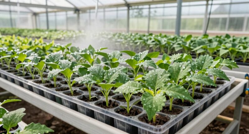 healthy clean plant starts