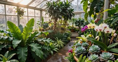 indoor winter plant growth