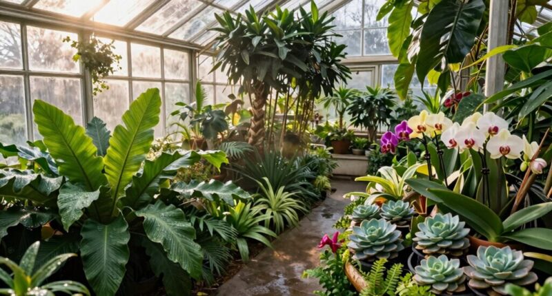 indoor winter plant growth