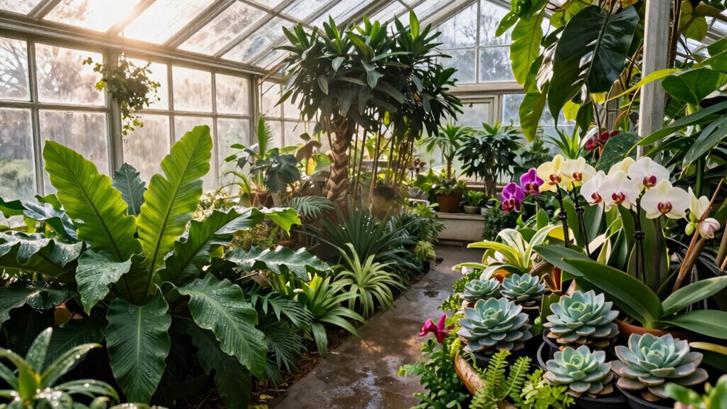 indoor winter plant growth