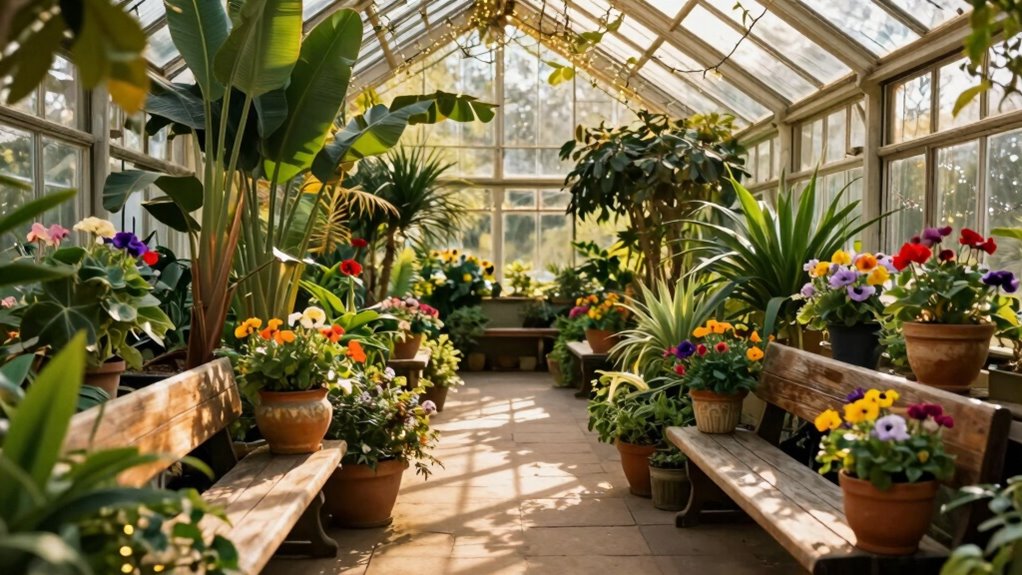 inviting seasonal interactive greenhouse