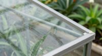maintain greenhouse panel durability