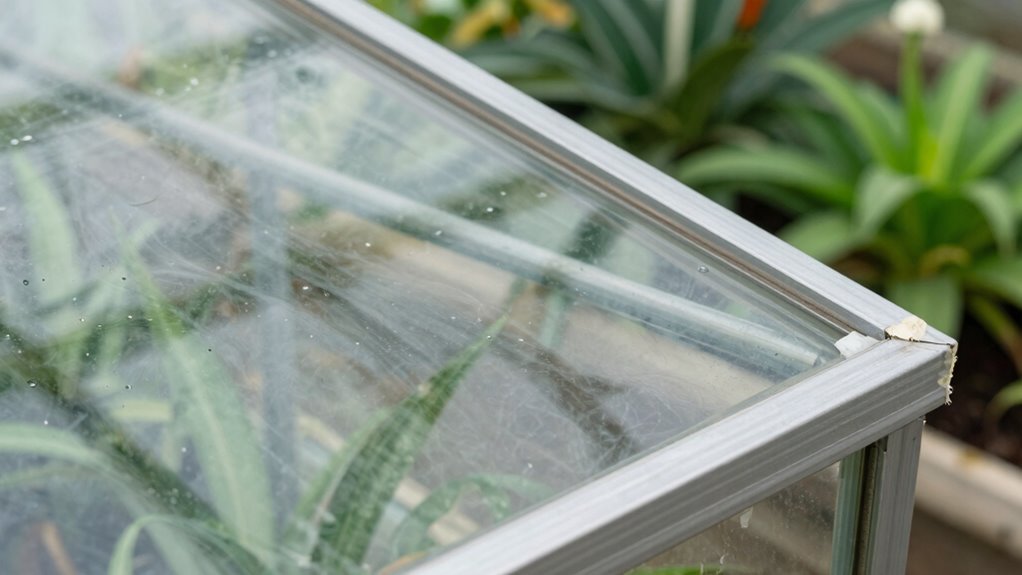 maintain greenhouse panel durability