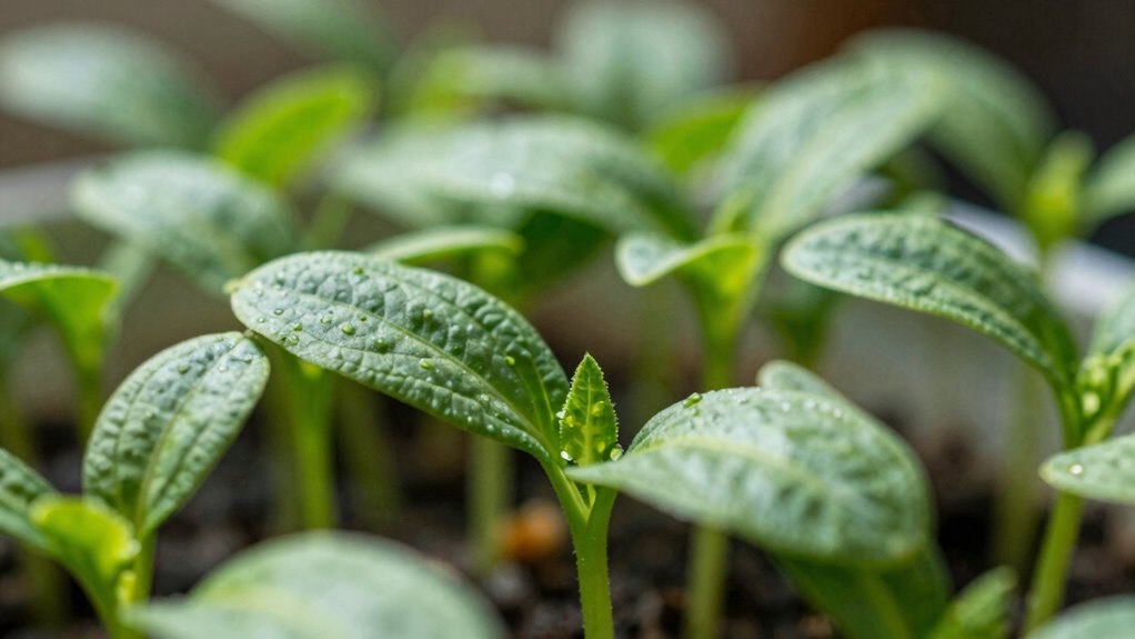 optimal light enhances seedlings