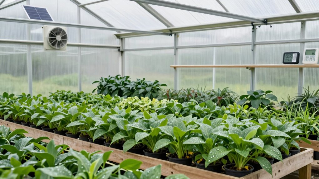 optimize greenhouse environmental conditions