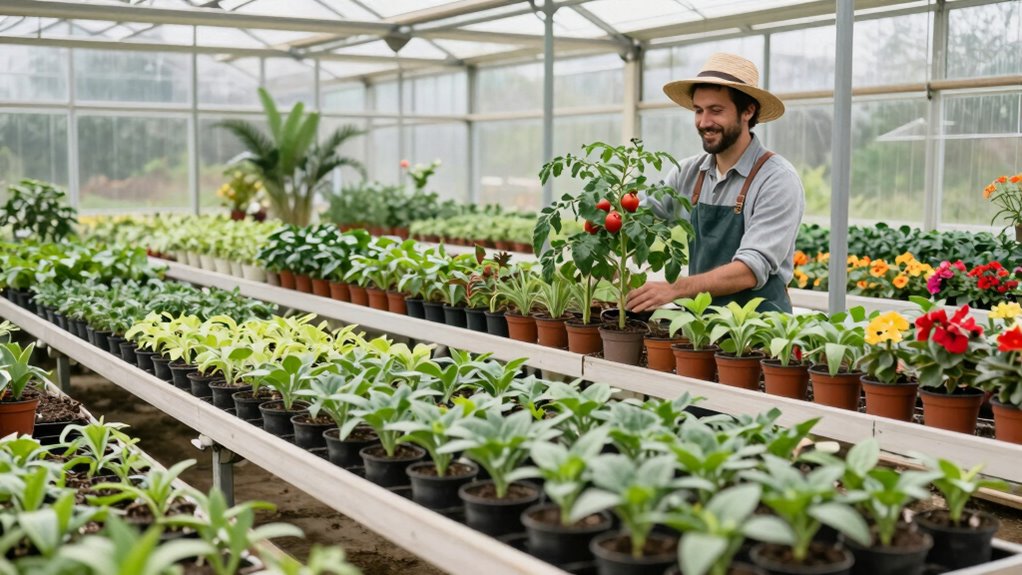 organized confident gardening routines