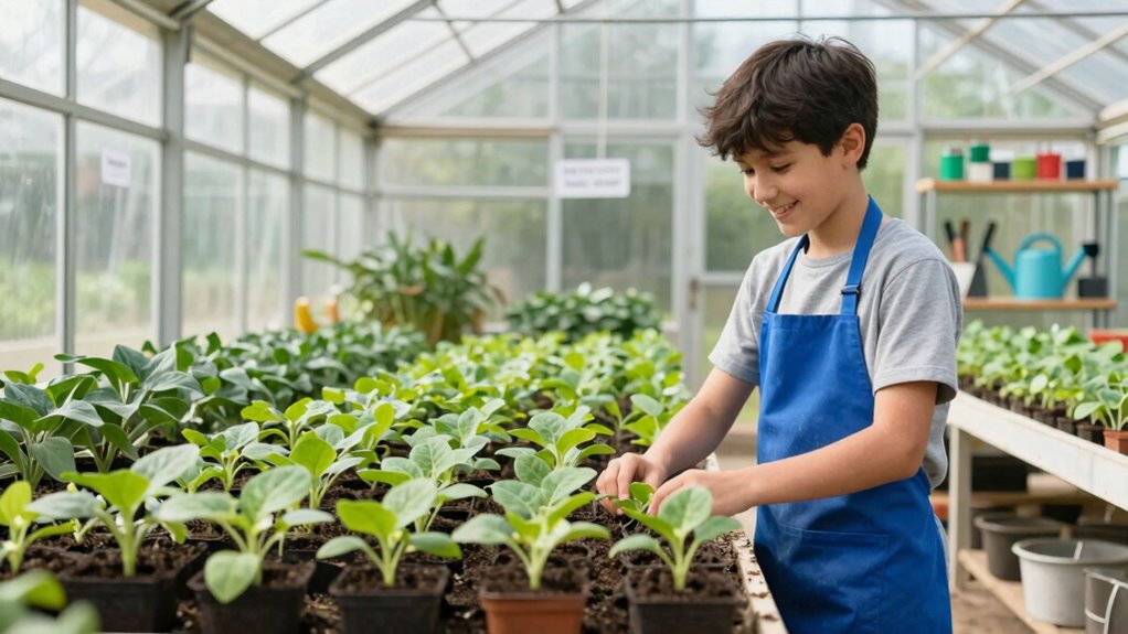 organized greenhouses boost confidence