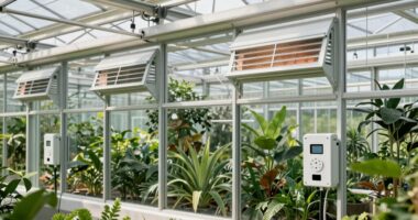 pre summer greenhouse ventilation planning