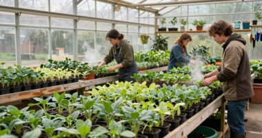 preparing greenhouse for spring