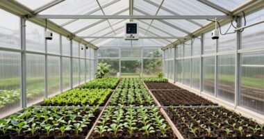 preparing sensors ready greenhouse setup