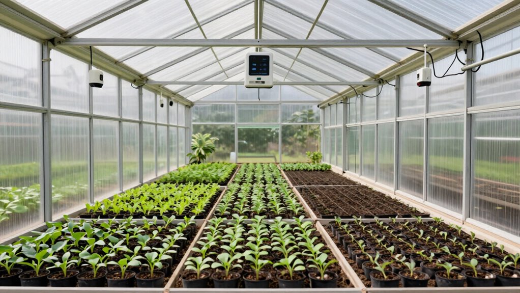 preparing sensors ready greenhouse setup