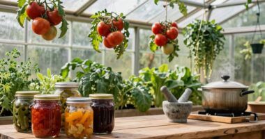 preserving greenhouse grown produce
