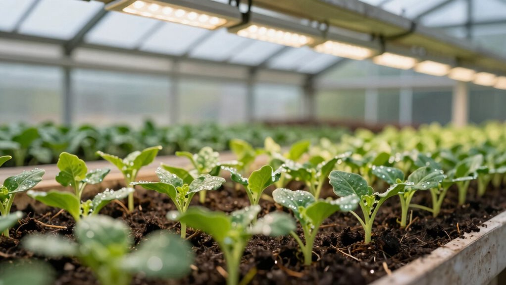 proper light enhances seedling growth