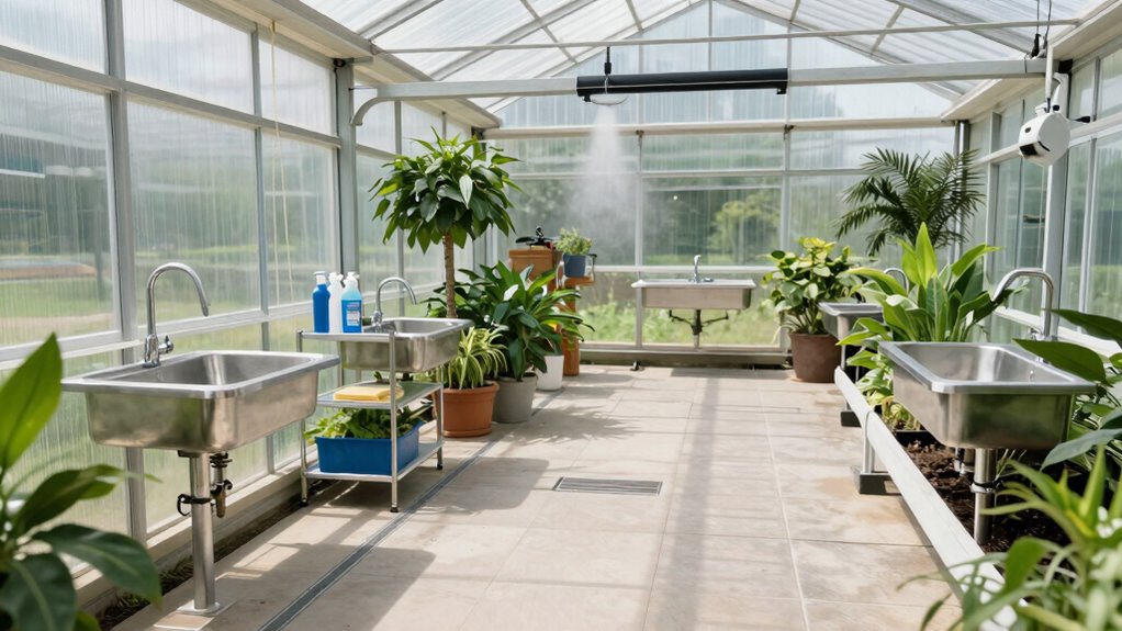 sanitation boosts greenhouse health