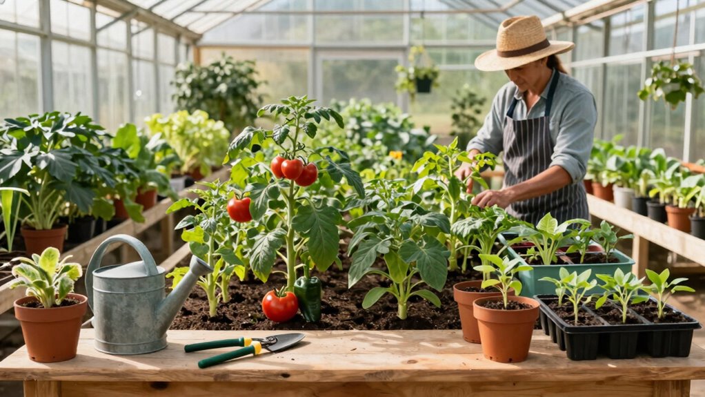 seasonal greenhouse gardening questions