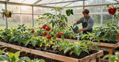 seasonal greenhouse management adjustments