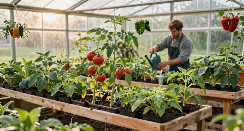 seasonal greenhouse management adjustments