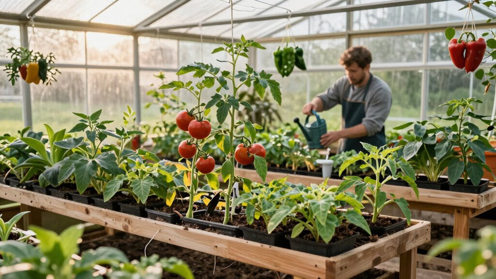 seasonal greenhouse management adjustments