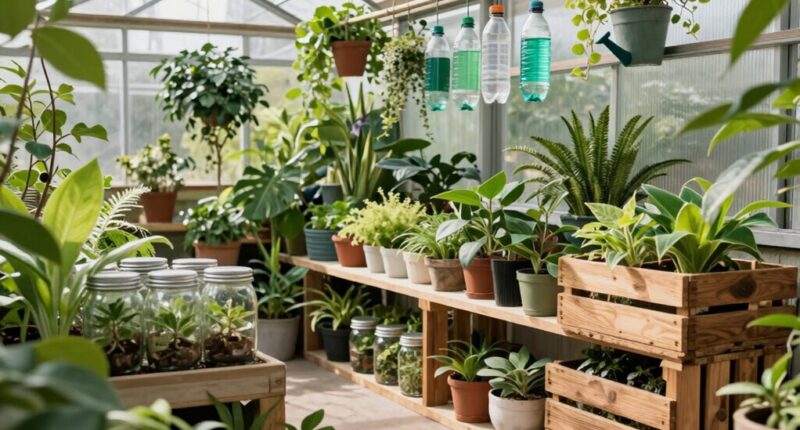 simple greenhouse material reuse
