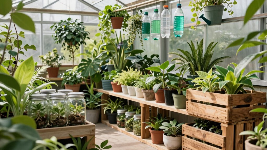 simple greenhouse material reuse