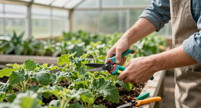 simplify greenhouse pruning techniques