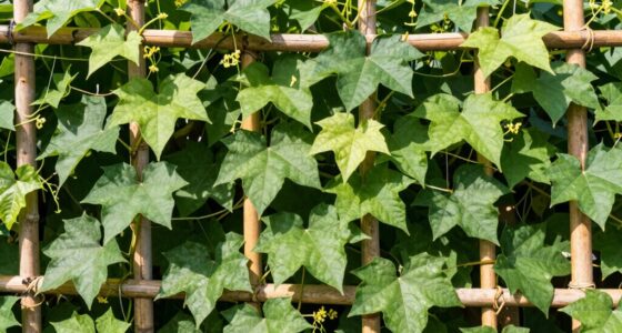 support for healthy vines
