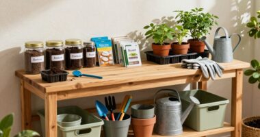 tidy potting areas prevent issues