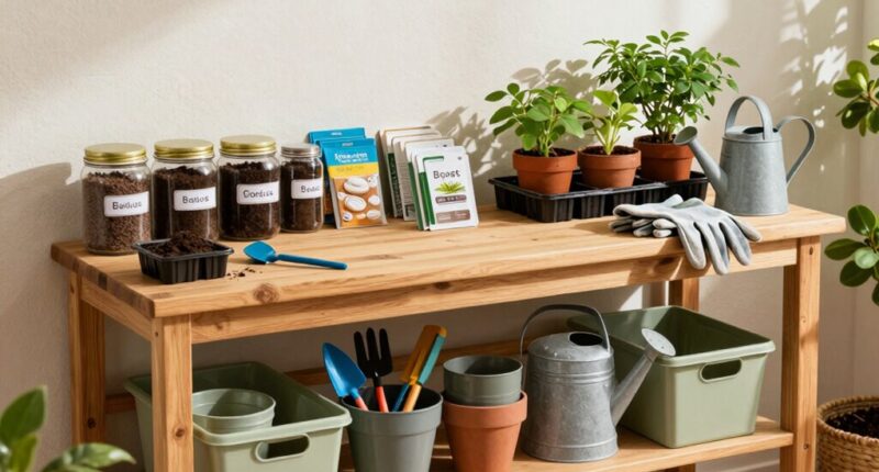 tidy potting areas prevent issues