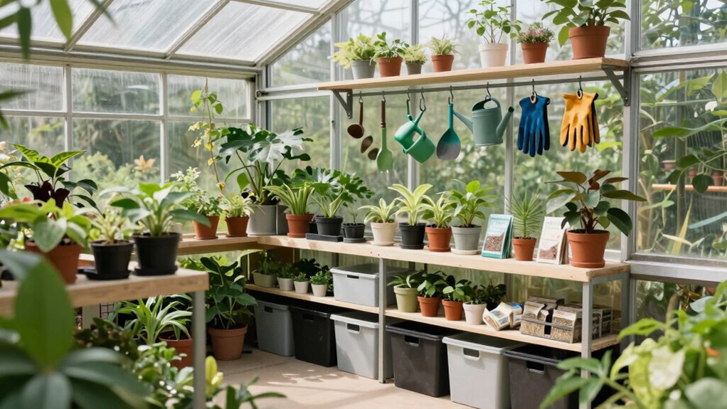 vertical storage maximizes organization
