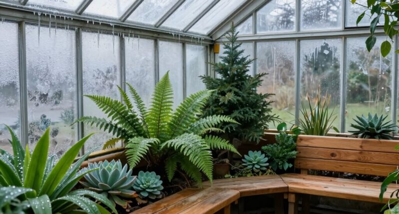 winter greenhouse maintenance needs