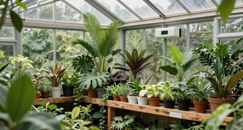 year round greenhouse temperature control