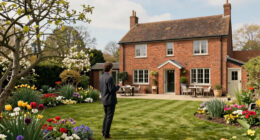 Homes for sale in England with great gardens for parties – in pictures