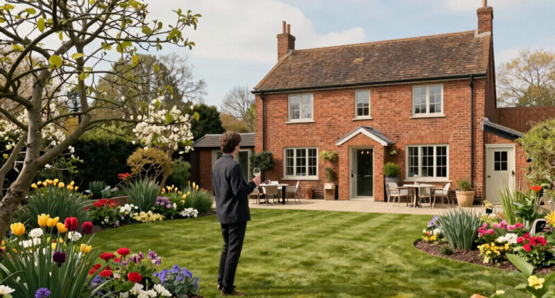 Homes for sale in England with great gardens for parties – in pictures